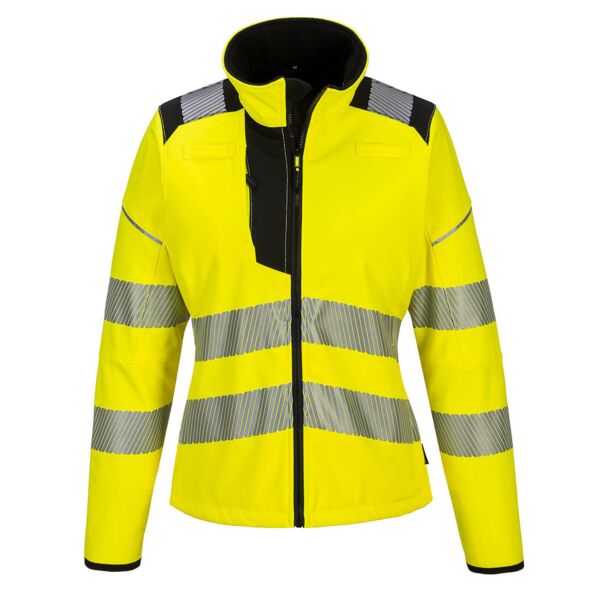PW381 PW3 Hi-Vis Women's Softshell (3L) Thumbnail